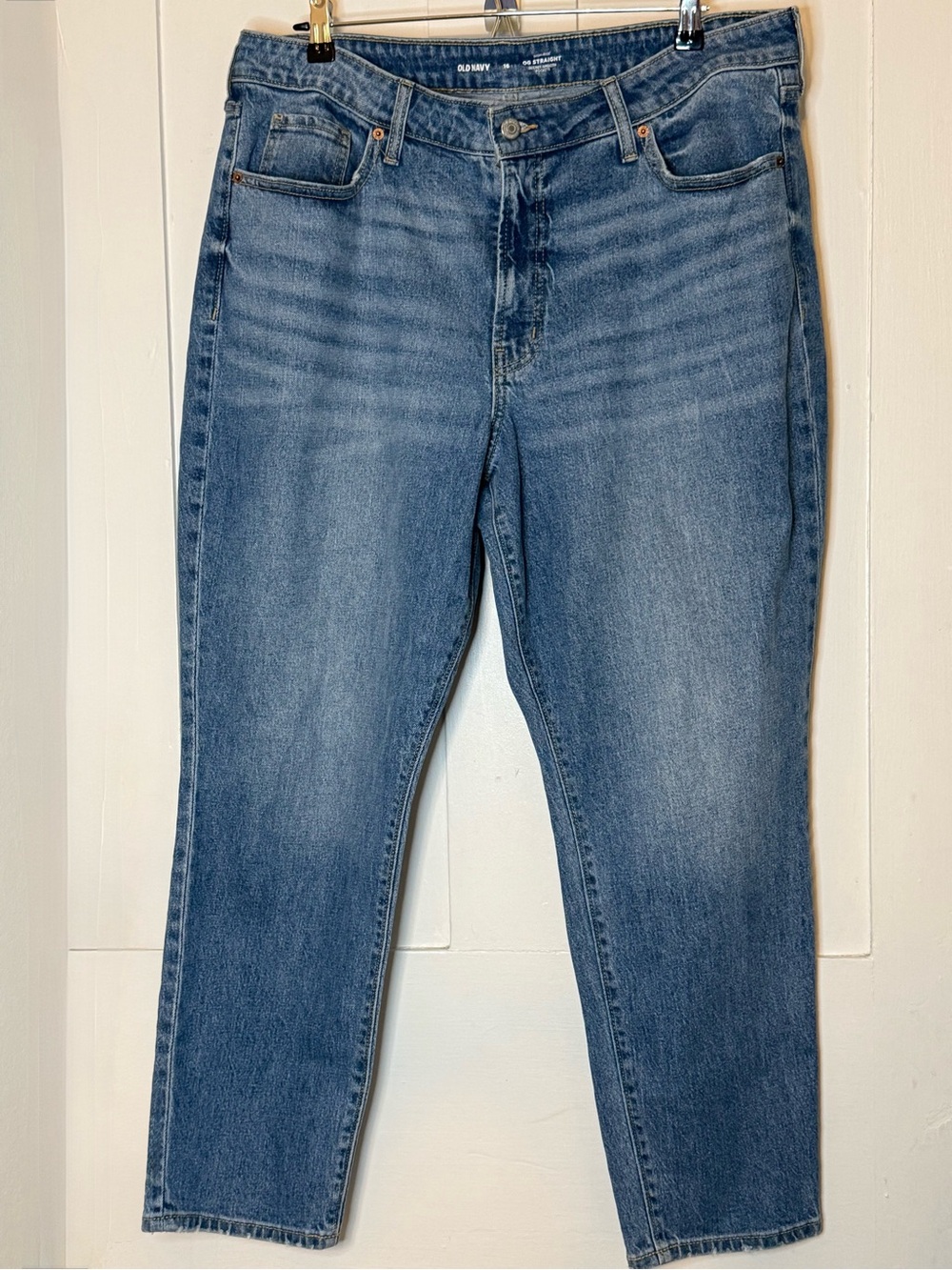 Old Navy High-Waisted OG Straight Ankle Jeans - Size 16